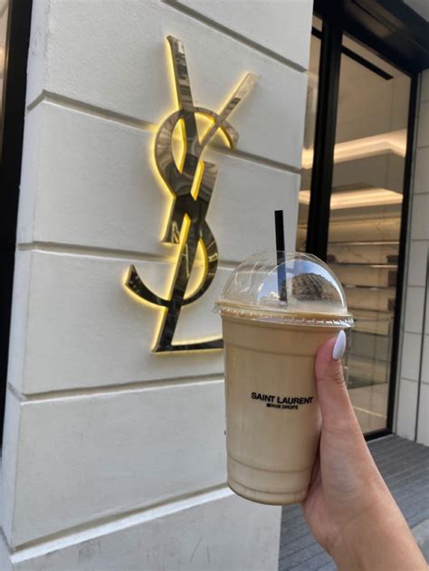 Welcome to the YSL café in Paris 